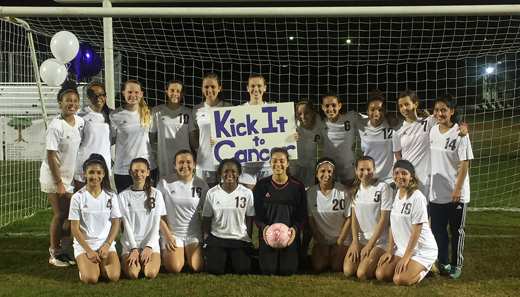 Valley Christian Girl's Soccer Kick it To Cancer