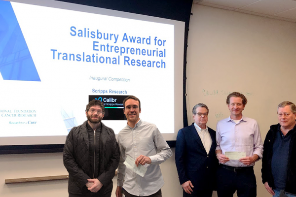 Salisbury Award for Entrepreneurial Translational Research awarded at Scripps Research