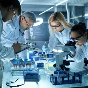 cancer research lab team