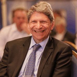 Drew Pardoll Drew Pardoll Smiling at Global Summit 2024