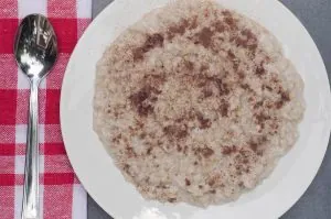 oatmeal with cocoa