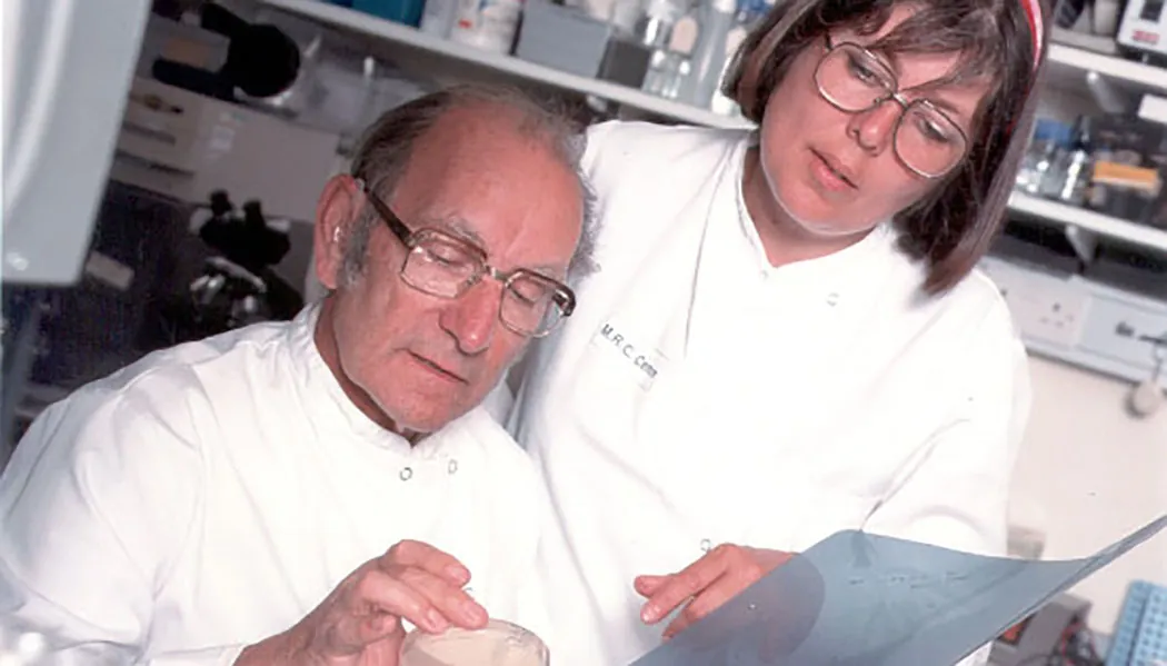 Dr. Cesar Milstein, mAbs researcher