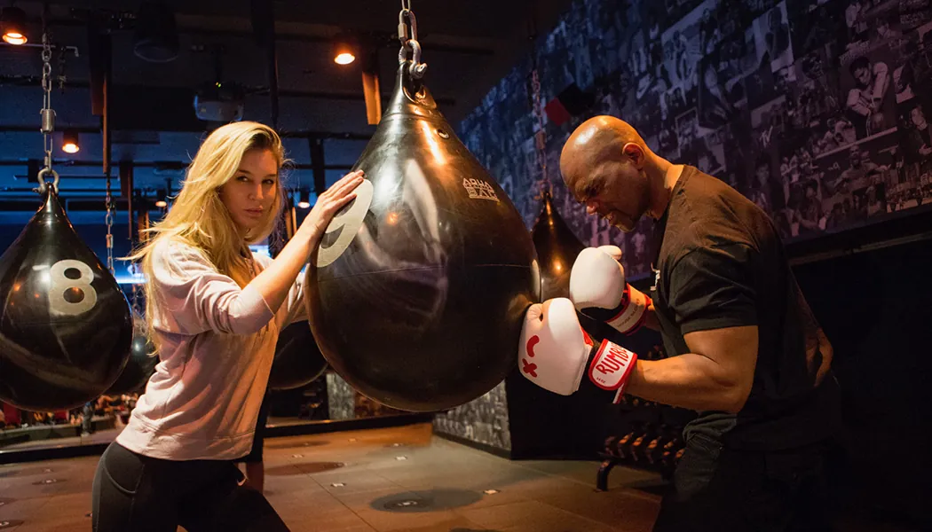 Darryl McDaniels Hosts a Rumble Boxing Class to announce the launch of his cancer awareness PSA Below The Surface