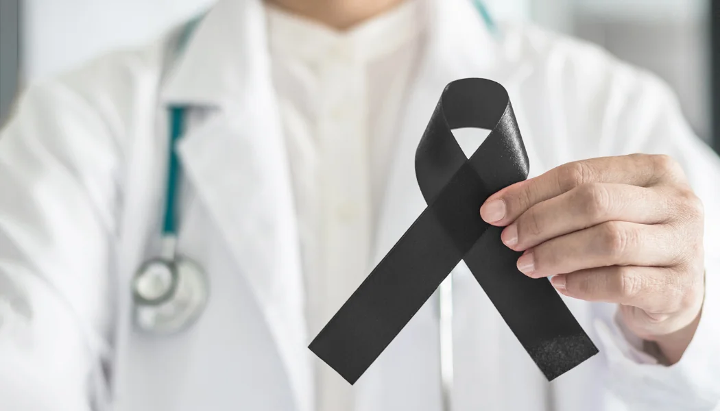 Skin Cancer Awareness Ribbon