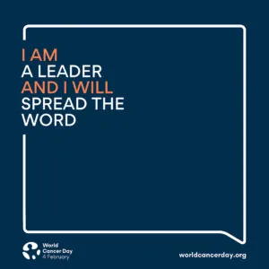 WORLD CANCER DAY 1 poster