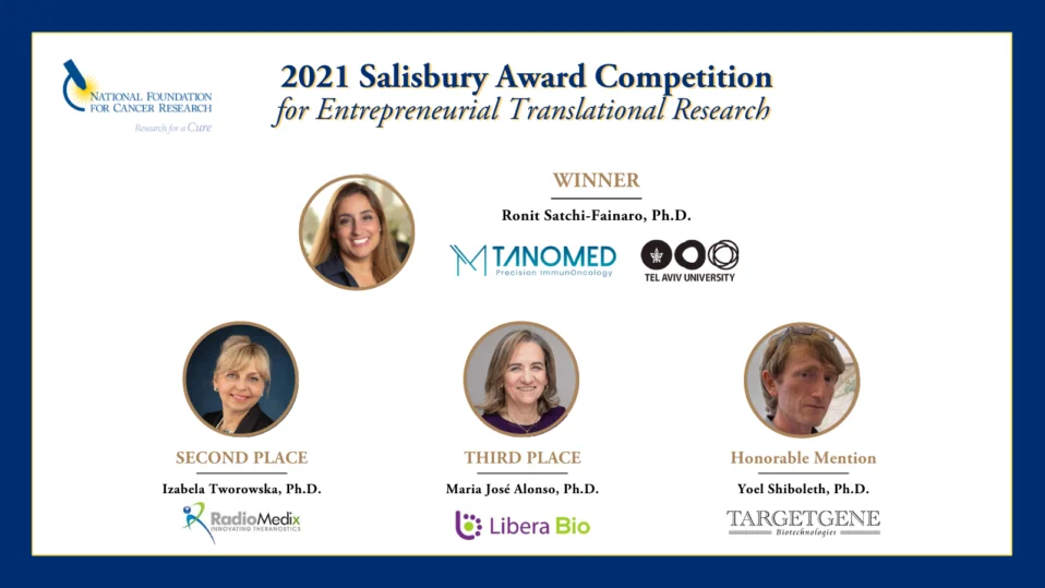 2021 Salisbury Award Winners