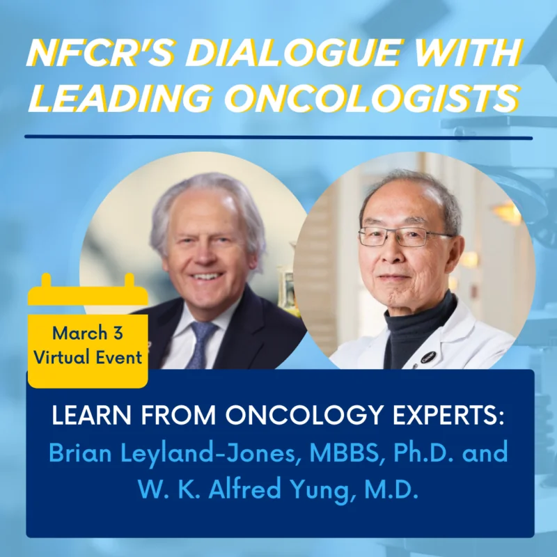 DWLO #1 (Instagram Post) NFCR's Dialogue With Leading Oncologists
