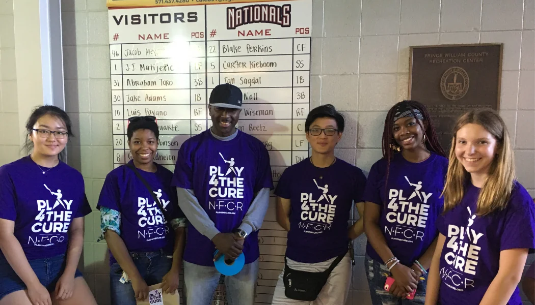 Youth-Fundraising Youth Volunteers at Potomac Nationals Game
