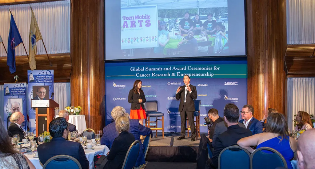 Chelsea Hu with Lance Kawaguchi