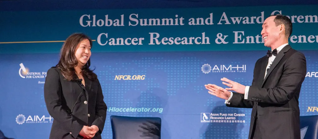 Chelsea Hu with Lance Kawaguchi