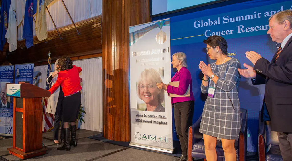 Anna D. Barker is Honored