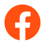 orange facebook icon