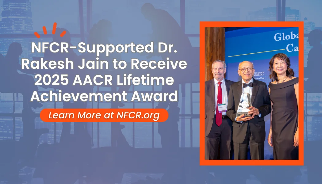 Rakesh Jain 2025 AACR Lifetime Achievement