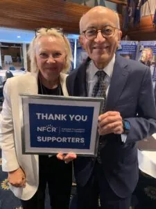 IMG_8607 Valerie Weaver and Rakesh Jain at the 2024 NFCR Global Summit